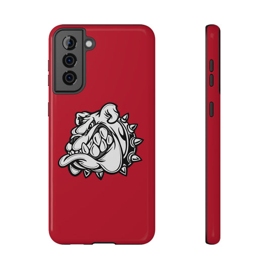 Samsung S21 & S22 tough case - Bulldog Graphic Impact Phone Case – Marine Red Military Shockproof Cover