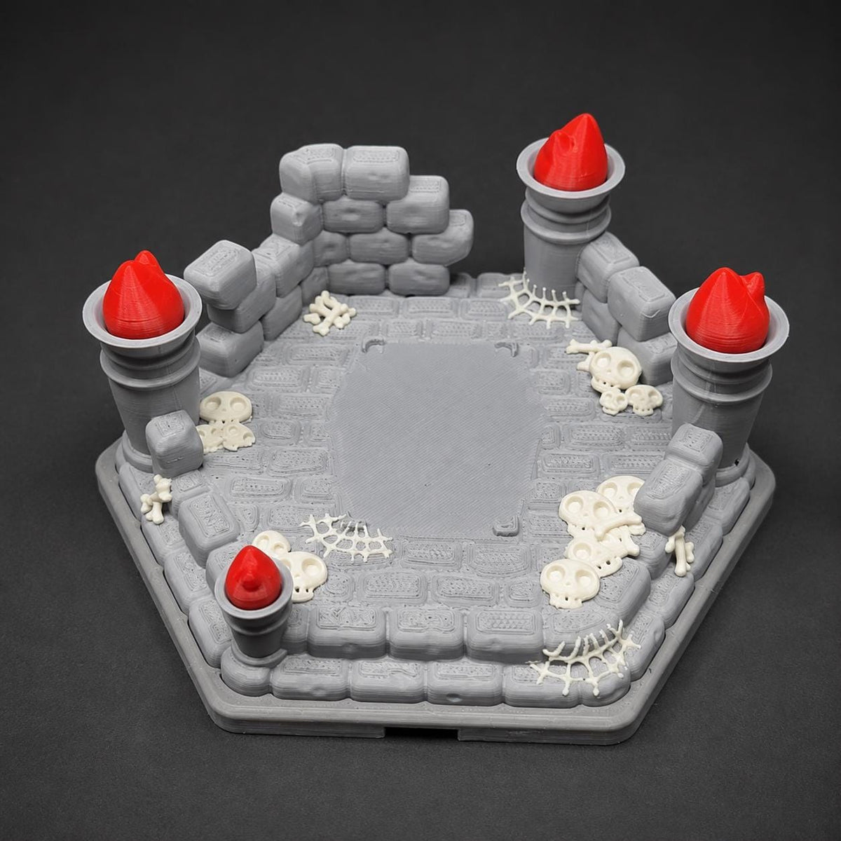 Halloween Graveyard Playset – Dungeon, Dracula & Monster Figures | 3D Printed