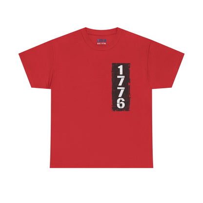 1776 Patriotic T-Shirt — Minimal USA Est. 1776 Freedom Tee