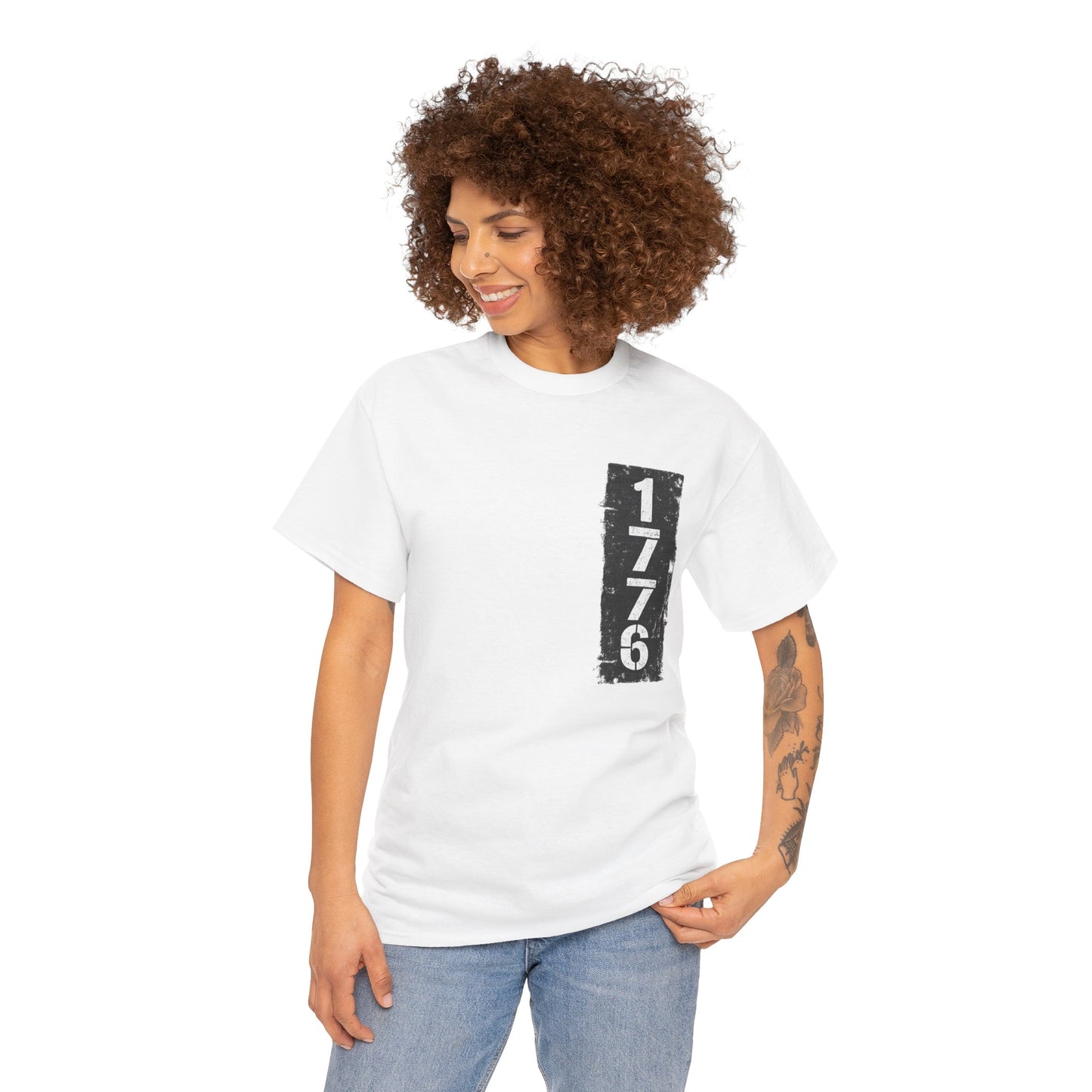 1776 Patriotic T-Shirt — Minimal USA Est. 1776 Freedom Tee