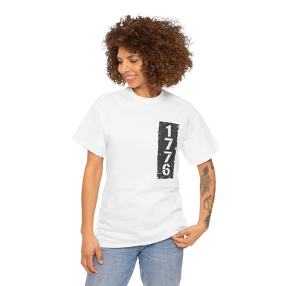 1776 Patriotic T-Shirt — Minimal USA Est. 1776 Freedom Tee