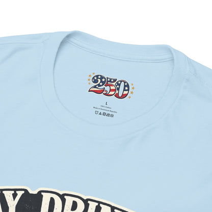 Day Drinking with Abe Lincoln Patriotic T-Shirt - 250th limited series