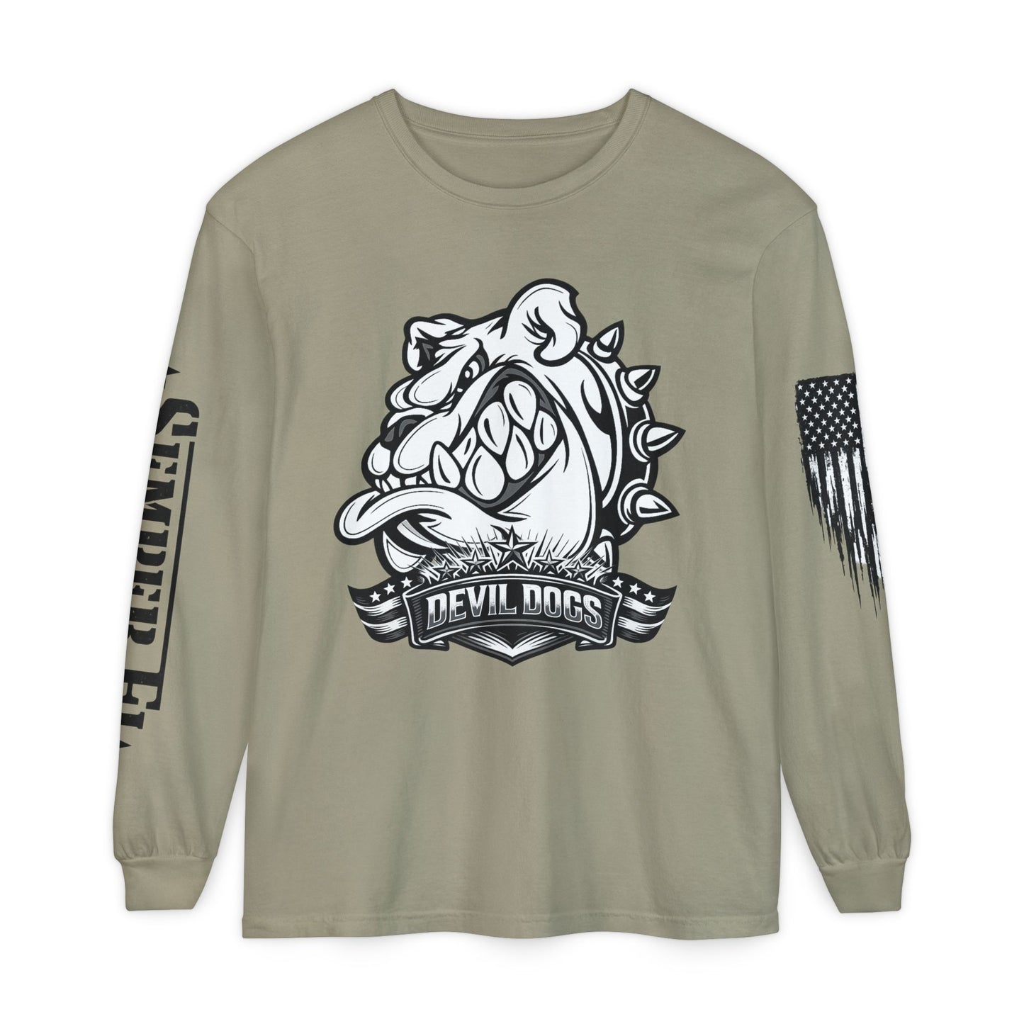Devil Dog Vintage Grit Long Sleeve Tee - Vintage Grit Edition