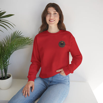 Patriotic Wizard and wizarding Crewneck Sweatshirt — "Freedom Isn’t Inherited, It’s Summoned"