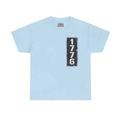 1776 Patriotic T-Shirt — Minimal USA Est. 1776 Freedom Tee