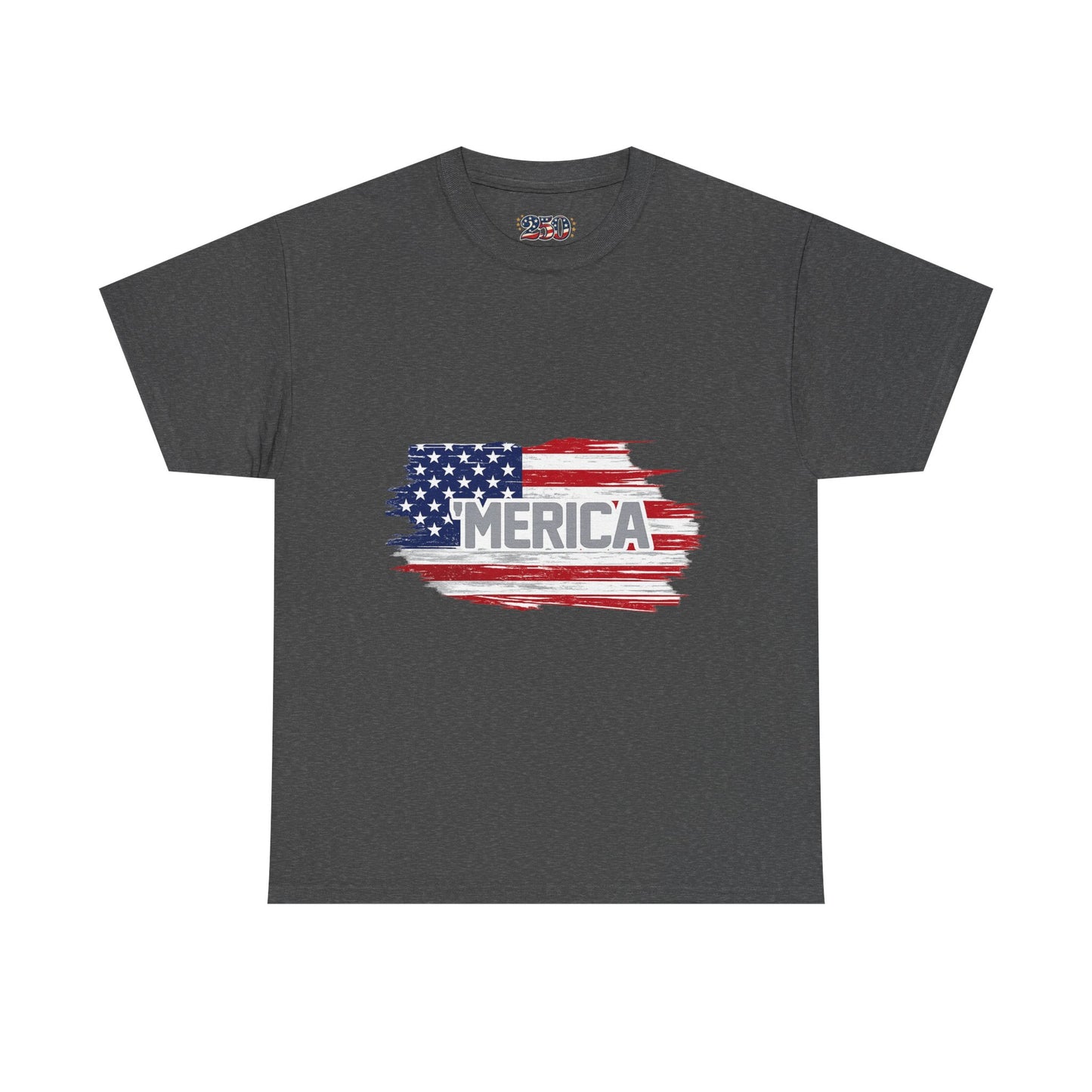 ‘Merica - Distressed America Flag T-Shirt — Vintage Patriotic USA Tee