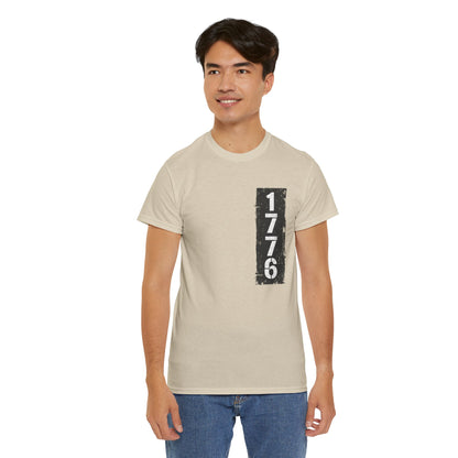 1776 Patriotic T-Shirt — Minimal USA Est. 1776 Freedom Tee