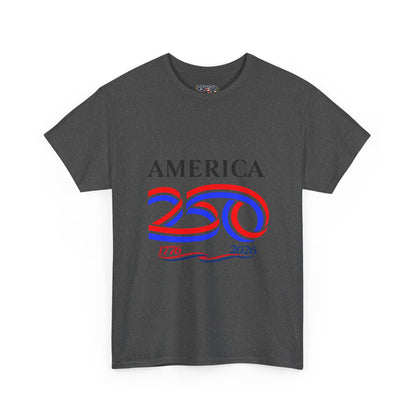 America 250 Anniversary Tee over ‘1776–2026' Patriotic Chest Print - 250th Limited Series