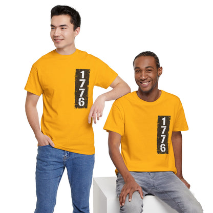 1776 Patriotic T-Shirt — Minimal USA Est. 1776 Freedom Tee