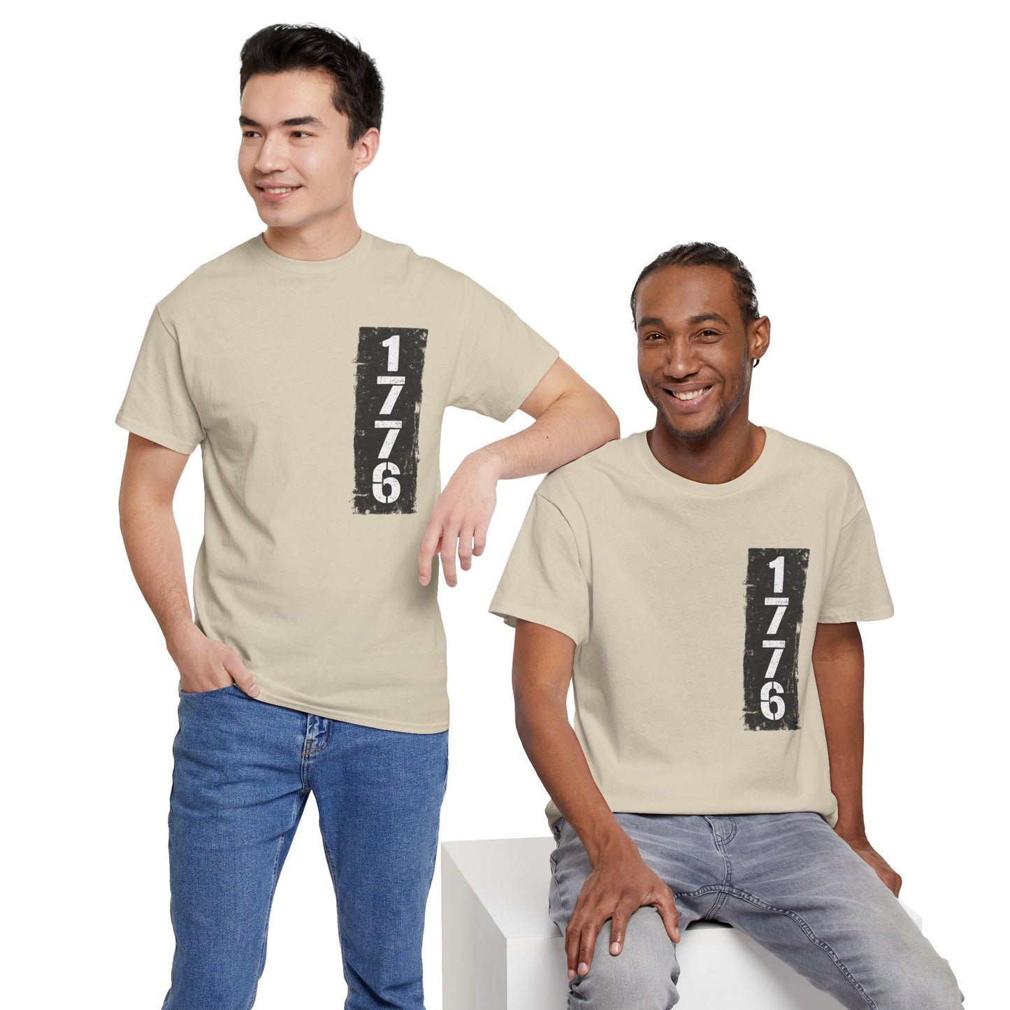1776 Patriotic T-Shirt — Minimal USA Est. 1776 Freedom Tee