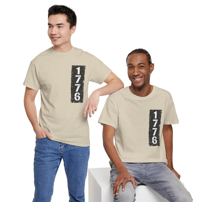 1776 Patriotic T-Shirt — Minimal USA Est. 1776 Freedom Tee