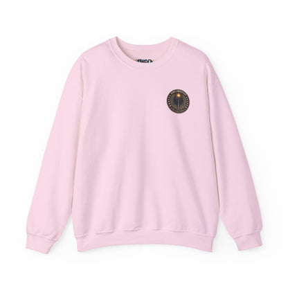 Patriotic Wizard and wizarding Crewneck Sweatshirt — "Freedom Isn’t Inherited, It’s Summoned"