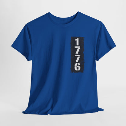 1776 Patriotic T-Shirt — Minimal USA Est. 1776 Freedom Tee
