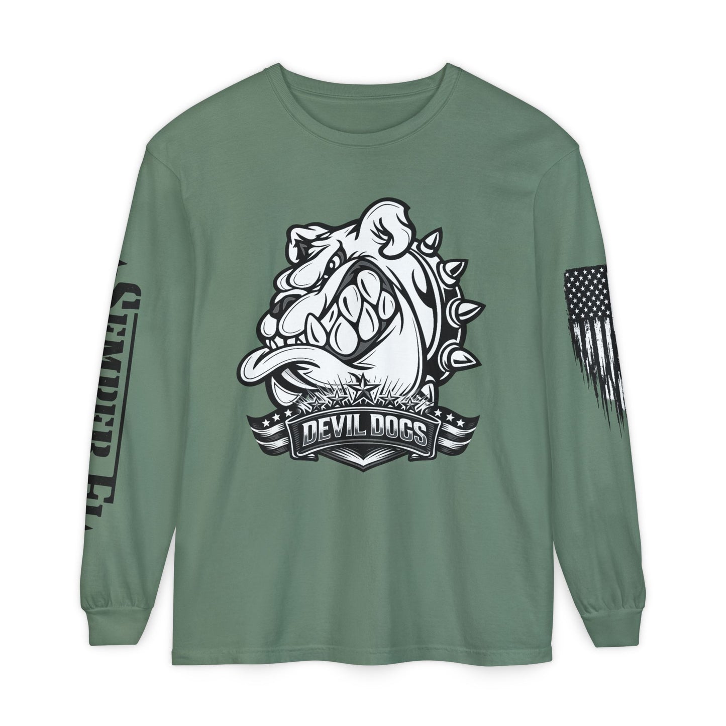 Devil Dog Vintage Grit Long Sleeve Tee - Vintage Grit Edition