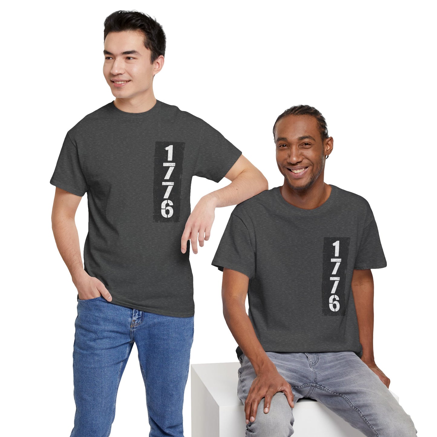 1776 Patriotic T-Shirt — Minimal USA Est. 1776 Freedom Tee