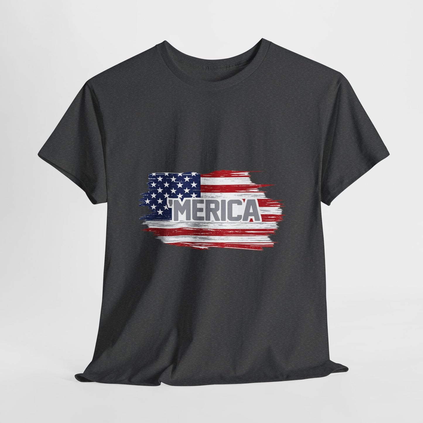 ‘Merica - Distressed America Flag T-Shirt — Vintage Patriotic USA Tee