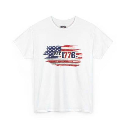 T-shirt - American Flag with 1776 Ripping Through - 250th Limited Series