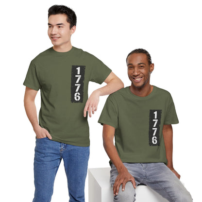 1776 Patriotic T-Shirt — Minimal USA Est. 1776 Freedom Tee