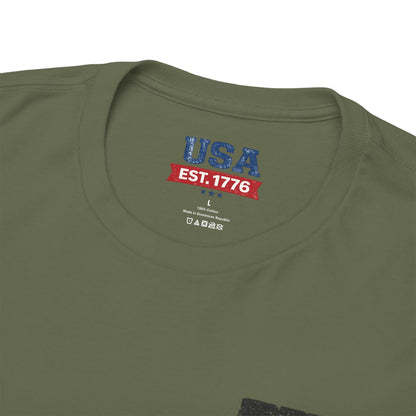 1776 Patriotic T-Shirt — Minimal USA Est. 1776 Freedom Tee