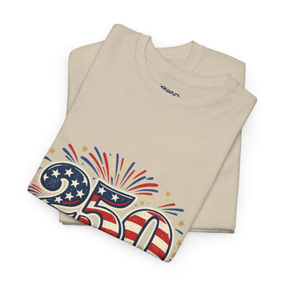 America 250 Patriotic T-Shirt — 250 Red White & Blue Celebration Tee