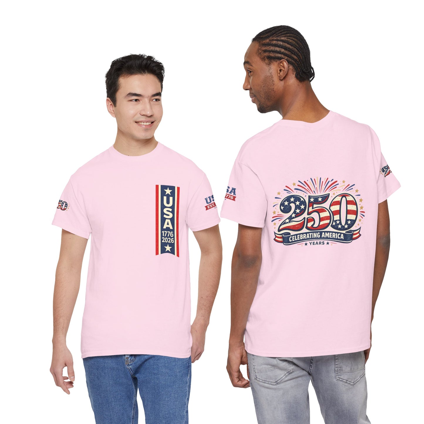 USA 250th Anniversary T-Shirt - Celebrating America 1776–2026 Patriotic Tee - 250th Limited Series