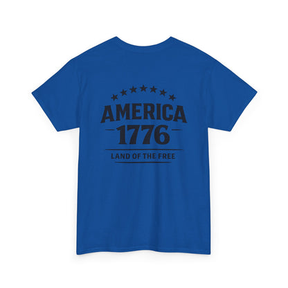 America 1776 T-Shirt — Land of the Free Patriotic Tee