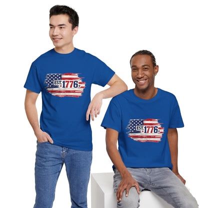 T-shirt - American Flag with 1776 Ripping Through - 250th Limited Series