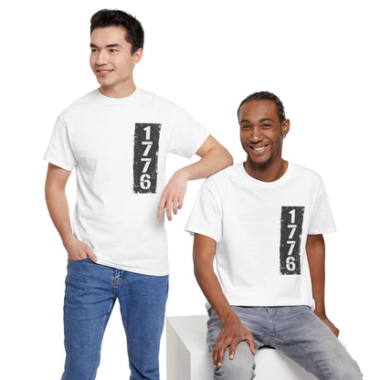 1776 Patriotic T-Shirt — Minimal USA Est. 1776 Freedom Tee