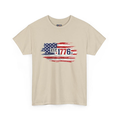 T-shirt - American Flag with 1776 Ripping Through - 250th Limited Series