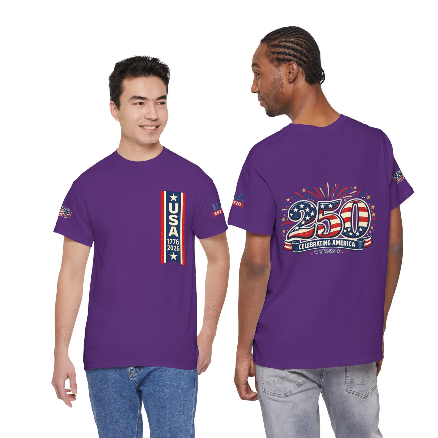 USA 250th Anniversary T-Shirt - Celebrating America 1776–2026 Patriotic Tee - 250th Limited Series