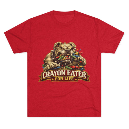 Devil Dog Crayon Eater for Life Military Tee
