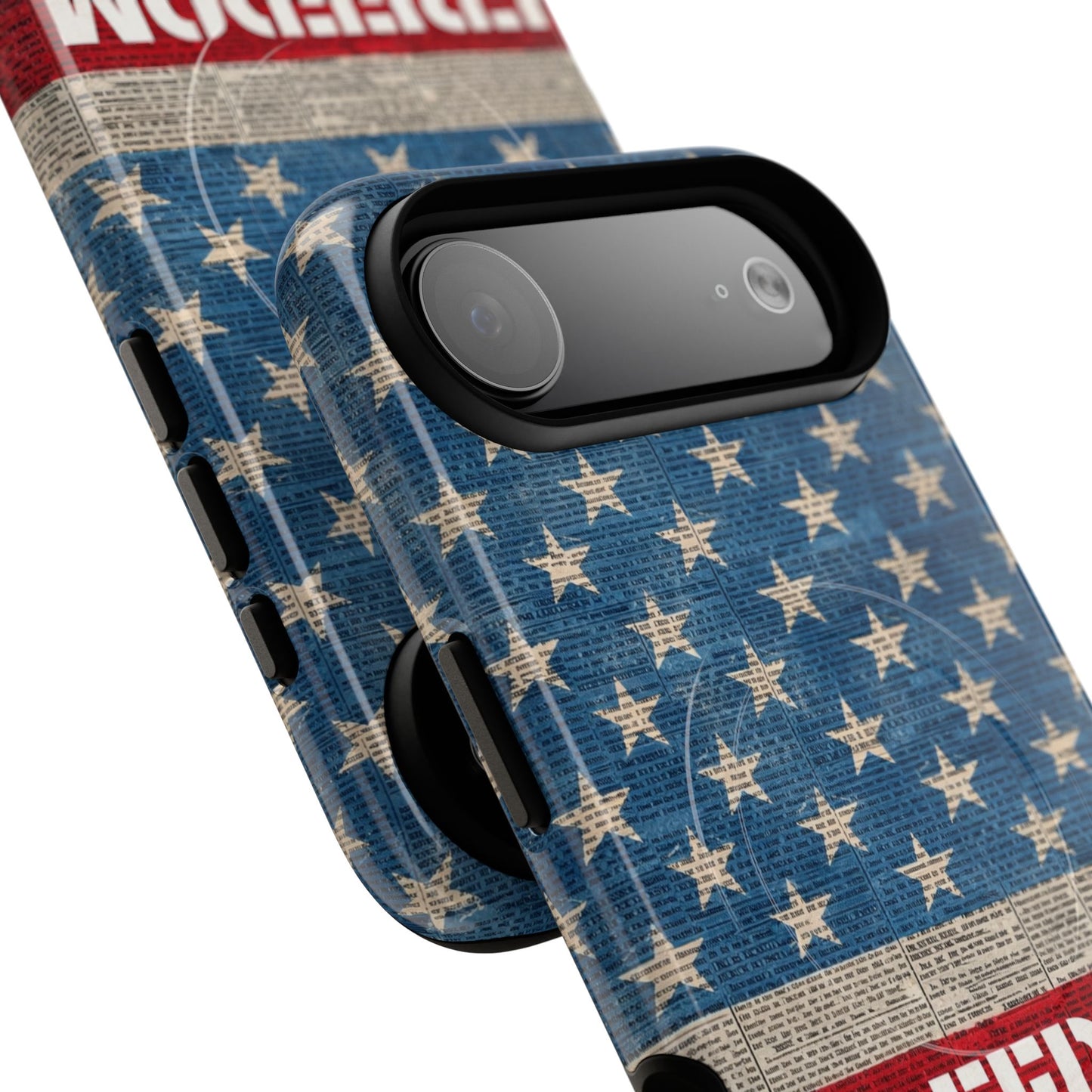 Freedom American Flag iPhone Case — Tough Magnetic Protective Case