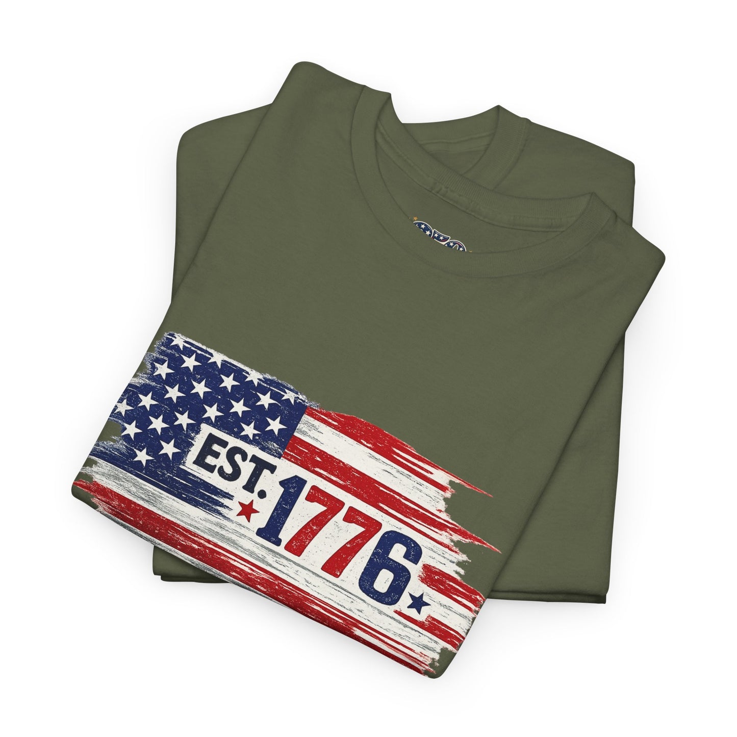 T-shirt - American Flag with 1776 Ripping Through - 250th Limited Series