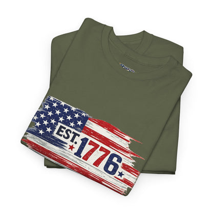 T-shirt - American Flag with 1776 Ripping Through - 250th Limited Series