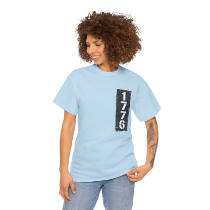 1776 Patriotic T-Shirt — Minimal USA Est. 1776 Freedom Tee