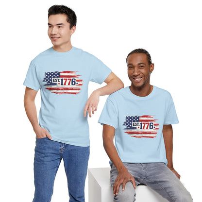 T-shirt - American Flag with 1776 Ripping Through - 250th Limited Series