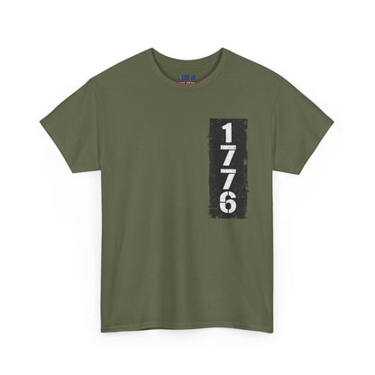 1776 Patriotic T-Shirt — Minimal USA Est. 1776 Freedom Tee