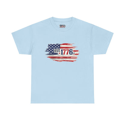 T-shirt - American Flag with 1776 Ripping Through - 250th Limited Series