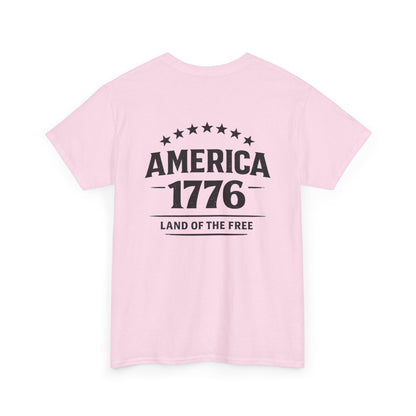 America 1776 T-Shirt — Land of the Free Patriotic Tee