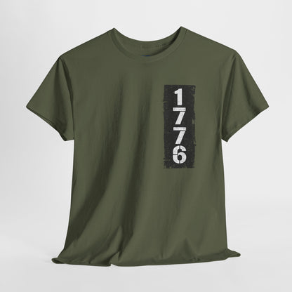 1776 Patriotic T-Shirt — Minimal USA Est. 1776 Freedom Tee