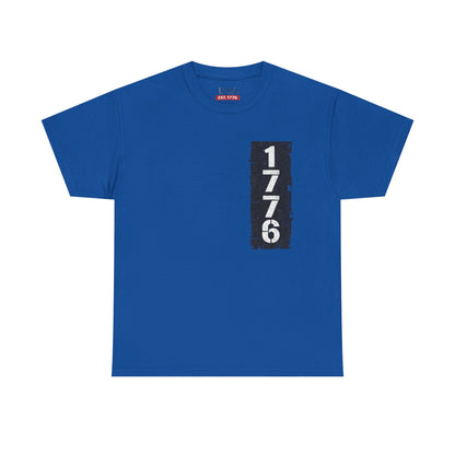 1776 Patriotic T-Shirt — Minimal USA Est. 1776 Freedom Tee