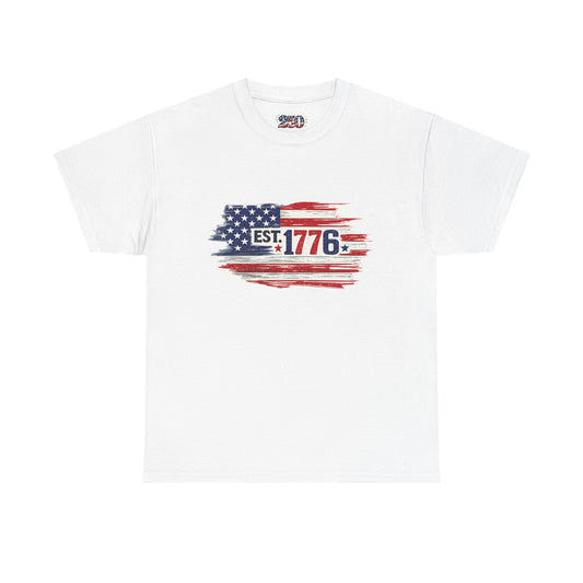T-shirt - American Flag with 1776 Ripping Through - 250th Limited Series