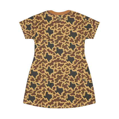 Texas Desert Camo T-Shirt Dress