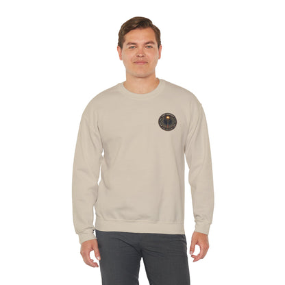 Patriotic Wizard and wizarding Crewneck Sweatshirt — "Freedom Isn’t Inherited, It’s Summoned"