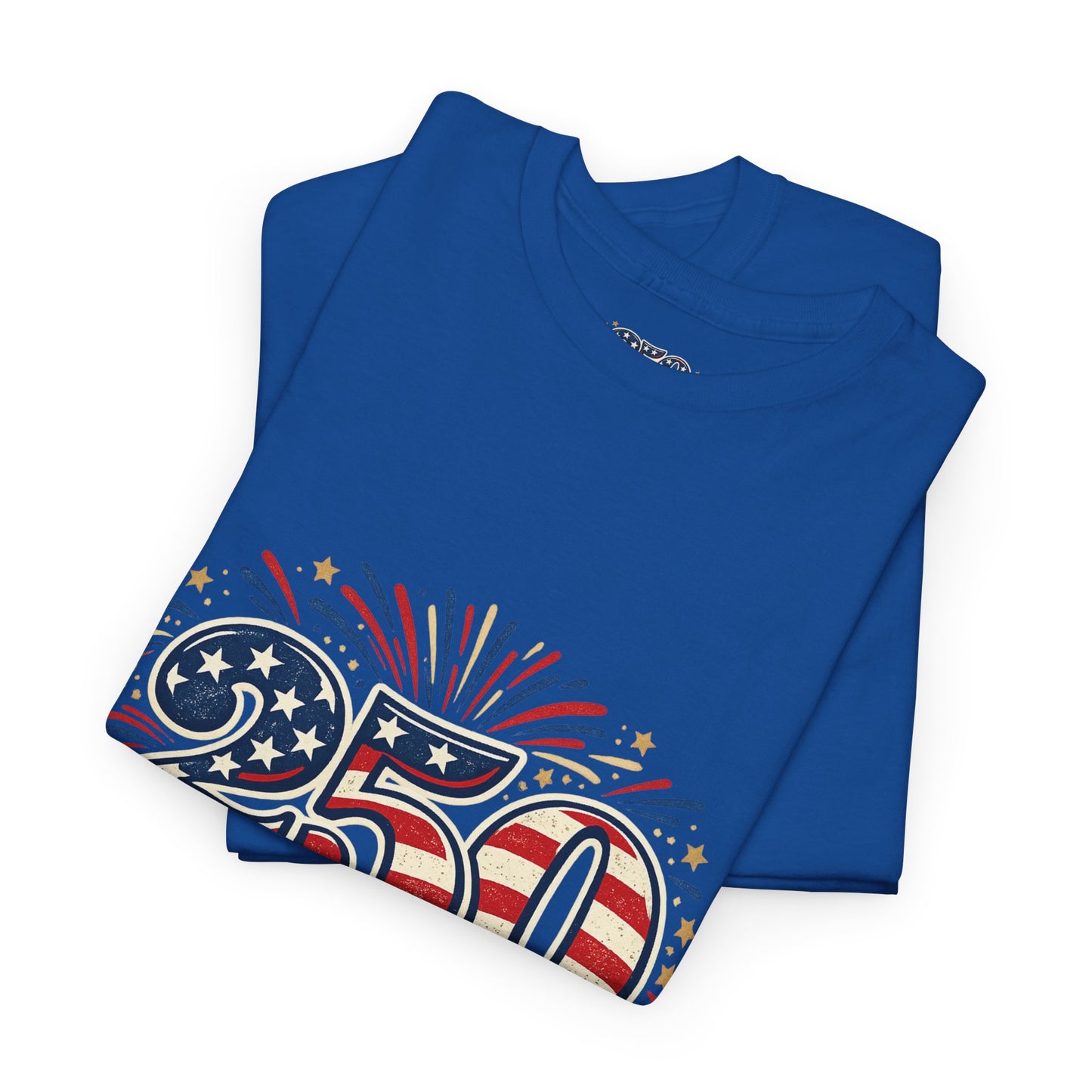 America 250 Patriotic T-Shirt — 250 Red White & Blue Celebration Tee