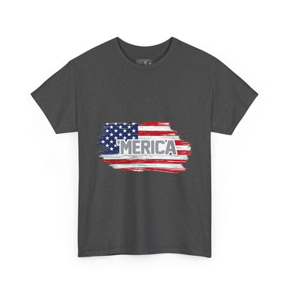 ‘Merica - Distressed America Flag T-Shirt — Vintage Patriotic USA Tee
