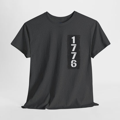 1776 Patriotic T-Shirt — Minimal USA Est. 1776 Freedom Tee