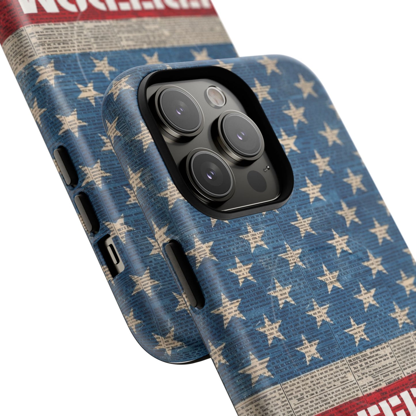 Freedom American Flag iPhone Case — Tough Magnetic Protective Case