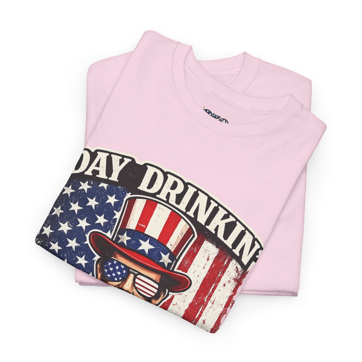 Day Drinking with Abe Lincoln Patriotic T-Shirt - 250th limited series