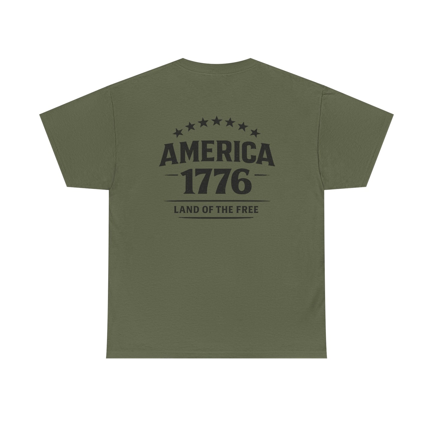 America 1776 T-Shirt — Land of the Free Patriotic Tee